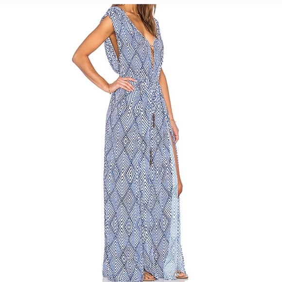 REVOLVE Vix Agatha Long Caftan Size M - Picture 2 of 3